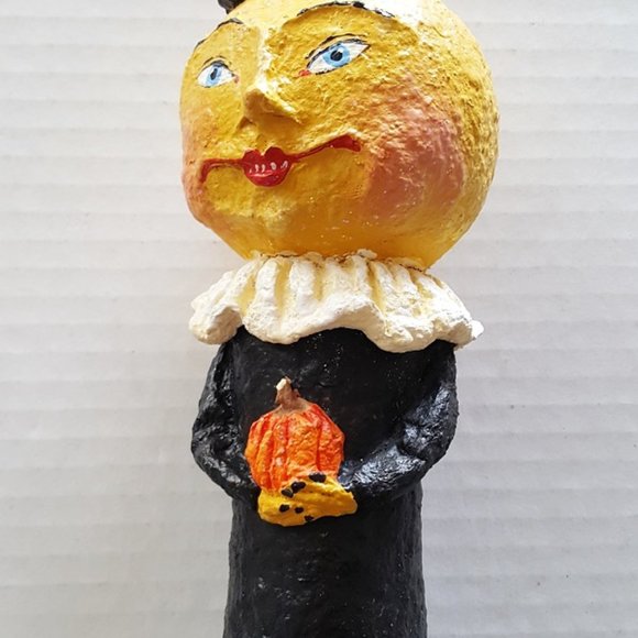 HALLOWEEN PUMPKIN Folk Art Table Center Piece Deco - Picture 11 of 15